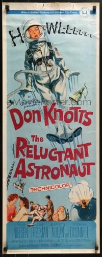 4y635 RELUCTANT ASTRONAUT insert 1967 wacky Don Knotts in the maddest mixup in space history!