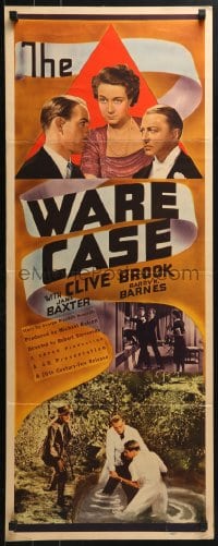 4y675 WARE CASE insert 1939 Clive Brook, Jane Baxter & Barry K. Barnes, Ealing Studios, ultra-rare!