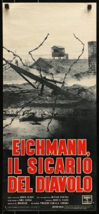 4y069 EICHMANN HIS CRIMES & JUDGMENT Italian locandina 1961 from secret Nazi films never seen before!