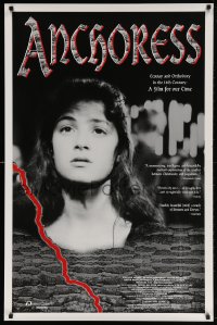 4z519 ANCHORESS 1sh 1994 Chris Newby medieval religion, a film for our time!