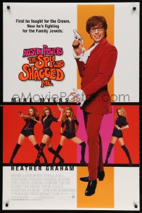 4z529 AUSTIN POWERS: THE SPY WHO SHAGGED ME DS 1sh 1999 Mike Myers, super sexy Heather Graham!