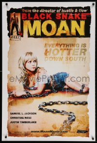 4z568 BLACK SNAKE MOAN teaser DS 1sh 2007 super sexy Christina Ricci in chains!