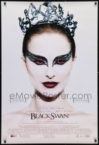 4z569 BLACK SWAN advance DS 1sh 2010 wonderful image of ballet dancer Natalie Portman!