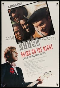 4z583 BRING ON THE NIGHT 1sh 1985 Sting with guitar, 1st solo album, directed by Michael Apted!