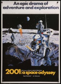 4z123 2001: A SPACE ODYSSEY 20x28 Italy commercial poster 2000s Stanley Kubrick classic, McCall!
