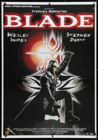 4z133 BLADE 28x39 Italian commercial poster 1998 Wesley Snipes, Stephen Dorff, Kris Kristofferson, vampires!