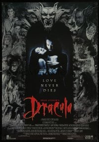 4z134 BRAM STOKER'S DRACULA 27x39 Dutch commercial poster 1992 Keanu Reeves & sexy vampire brides!