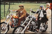 4z141 EASY RIDER 25x37 Dutch commercial poster 1970 Fonda, Nicholson & Hopper on motorcycles!