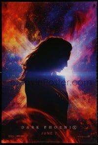 4z615 DARK PHOENIX teaser DS 1sh 2019 Marvel Comics, Sophie Turner in the title role!