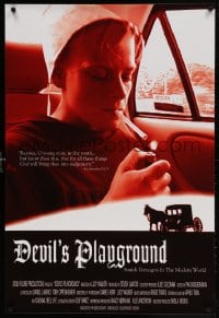 4z630 DEVIL'S PLAYGROUND 1sh 2002 Amish teenagers rebelling in the modern world, smoking image!