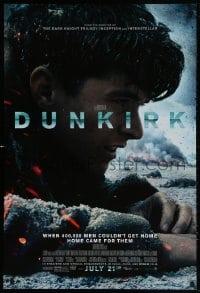 4z640 DUNKIRK advance DS 1sh 2017 Christopher Nolan, Tom Hardy, Murphy, different close-up!