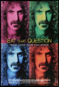 4z643 EAT THAT QUESTION 1sh 2016 Frank Zappa in His Own Words, cool images of the star!