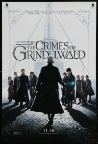 4z651 FANTASTIC BEASTS: THE CRIMES OF GRINDELWALD teaser DS 1sh 2018 who will change the future?