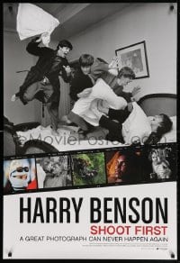 4z693 HARRY BENSON SHOOT FIRST DS 1sh 2016 his iconic photos of the Beatles, Ali, Clintons, more!