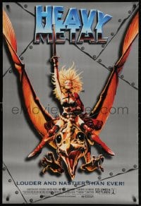 4z701 HEAVY METAL 1sh R1996 classic musical animation, sexy Chris Achilleos fantasy art!