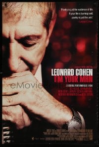 4z756 LEONARD COHEN: I'M YOUR MAN DS 1sh 2005 Lian Lunson musical documentary, U2!
