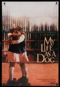 4z794 MY LIFE AS A DOG 1sh 1987 Lasse Hallstrom's Mitt liv som hund, cute image of kids!