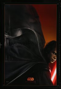 4z854 REVENGE OF THE SITH teaser 1sh 2005 Star Wars Episode III, Christensen as Vader!