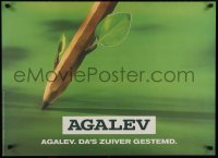 4z287 AGALEV 24x33 Belgian special poster 1995 completely different art of pencil!