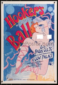 4z362 HOOKER'S MASQUERADE BALL 20x29 special poster 1978 super sexy nude artwork by R. Gotsch!