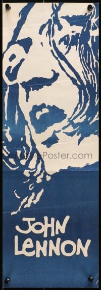 4z372 JOHN LENNON 7x22 special poster 1984 cool close-up of the legendary Beatles singer!