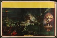 4z381 LIFE FOR LIFE 28x42 special poster 1904 cool dramatic artwork, go and sin no more!