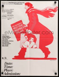 4z400 NEXT STOP GREENWICH VILLAGE 17x22 special poster 1976 art of Baker in New York by Glaser!