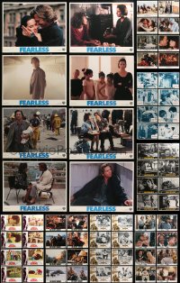 5a083 LOT OF 88 LOBBY CARDS 1960s-1990s complete sets of 8 from a variety of different movies!