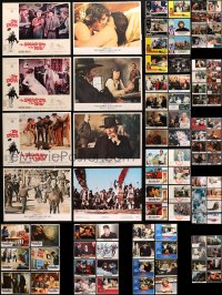 5a079 LOT OF 112 LOBBY CARDS 1970s-1980s incomplete sets from a variety of different movies!