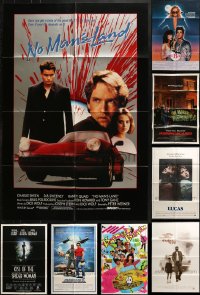 5a070 LOT OF 8 FOLDED ONE-SHEETS 1980s-1990s great images from a variety of different movies!