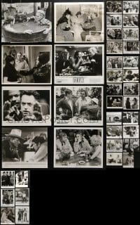 5a359 LOT OF 38 DIRECTOR CANDID 8X10 STILLS 1970s-1980s great images on the movie sets!