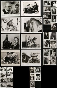5a360 LOT OF 37 DIRECTOR CANDID 8X10 STILLS 1970s-1980s great images on the movie sets!