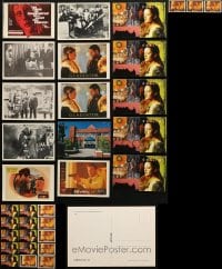 5a444 LOT OF 33 COLOR POSTCARDS 1980s-1990s all with movie images on the front!