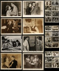 5a371 LOT OF 30 FILM NOIR 8X10 STILLS 1940s-1960s scenes & portraits from several movies!