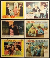 5a130 LOT OF 6 CARY GRANT LOBBY CARDS 1950s-1960s Indiscreet, Operation Petticoat & more!