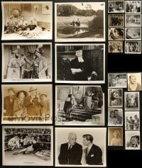 5a381 LOT OF 24 8X10 STILLS 1930s-1960s scenes & portraits from mostly comedy movies!