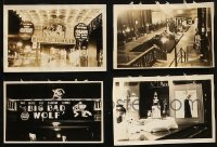 5a428 LOT OF 4 THEATER CANDID 3X5 PHOTOS SHOWING OUTSIDES AND INSIDES 1930s cool displays!