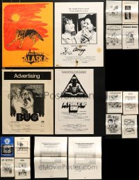 5a160 LOT OF 18 UNCUT PRESSBOOKS, SUPPLEMENTS AND AD SLICKS 1960s-1980s advertising many movies!