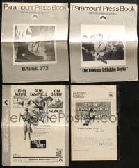 5a188 LOT OF 5 CUT AND UNCUT PRESSBOOKS 1960s-1970s advertising a variety of different movies!