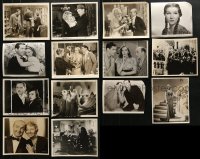 5a399 LOT OF 14 1930S 8X10 STILLS 1930s scenes & portraits from a variety of different movies!