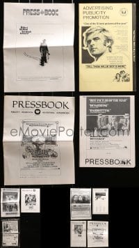 5a172 LOT OF 11 UNCUT PRESSBOOKS 1960s-1980s advertising a variety of different movies!