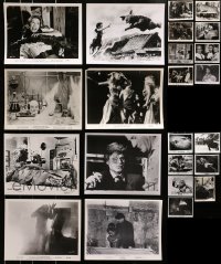 5a383 LOT OF 23 HORROR/SCI-FI 8X10 STILLS 1960s-1970s great scenes from scary movies!