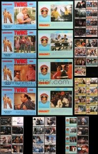5a090 LOT OF 55 LOBBY CARDS 1980s complete & incomplete sets from a variety of different movies!