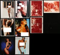5a477 LOT OF 9 COLOR 8X10 REPRO PHOTOS OF MOSTLY NAKED WOMEN 1990s super sexy images!
