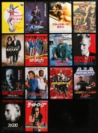 5a449 LOT OF 14 ACTION JAPANESE CHIRASHI POSTERS 1980s-2000s images from a variety of movies!