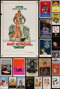 5a002 LOT OF 99 FOLDED ONE-SHEETS 1970s-1990s great images from a variety of different movies!