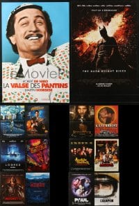 5a557 LOT OF 17 FORMERLY FOLDED 16X21 FRENCH POSTERS 1980s-2000s a variety of movie images!