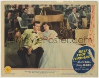 5b211 BEST FOOT FORWARD LC #3 1943 Nancy Walker watches Harry James w/ trumpet by his Music Makers!