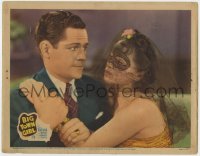 5b217 BIG TOWN GIRL LC 1937 sexy masked Claire Trevor seducing Donald Woods, who looks unsure!