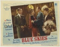 5b232 BLUE SKIES LC #2 1946 Fred Astaire watches Joan Caulfield embrace Billy De Wolfe!